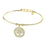 Lotus Style Pevný pozlátený náramok s príveskom Strom života Millennial LS2120-2 / 3