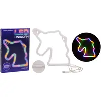 Dúhová nočná lampička Jednorožec