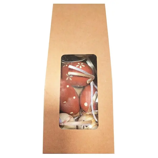 Anděl Vajíčka plastové na zavesenie 6 cm Sada 6 ks