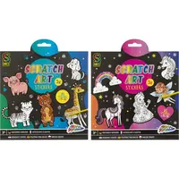 Vyškrabávacie samolepky XXL 5 ks