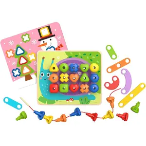 Babu Logická drevená stavebnica duha