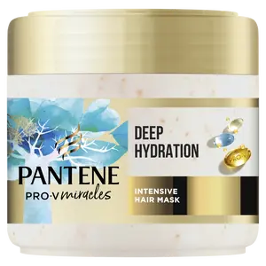 PANTENE Pro-V Miracles Deep Hydration Intensive Hair Mask, Intenzivní vlasová maska s Biotin na suché vlasy 300 ml
