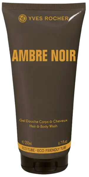 YVES ROCHER Sprchový gel na tělo a vlasy Ambre Noir 200 ml