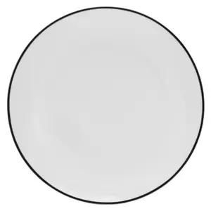 Mělký talíř Luna Black Line 27 cm, bílý
