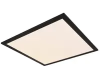 Stropní LED osvětlení Alpha 45x45 cm, černé