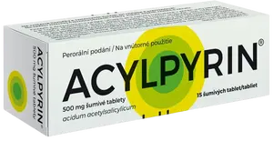 ACYLPYRIN 500mg 15 šumivých tablet