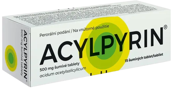 ACYLPYRIN 500mg 15 šumivých tablet