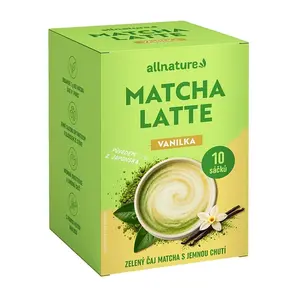 ALLNATURE Matcha Latte Vanilka 10 x 17 g