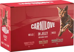 Kapsičky CARNILOVE pro dospělé kočky v želé multipack 12×85 g