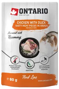 Kapsička Ontario Herb Chicken with Duck 80g
