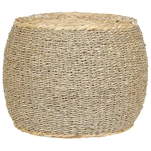 Beliani PUF Mořská tráva Béžový Haiphong
