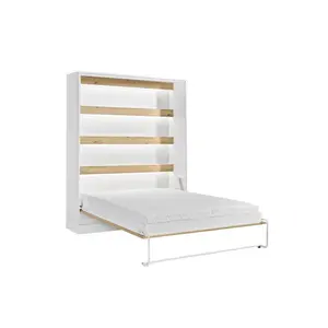 Kaiser Möbel SKLÁPĚCÍ POSTEL Perfekt 160x200 vertikální s matrací Dub + Bílá