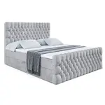 ALTDECOR AMERICKÁ postel SERENE-Z – 180 x 200 – H3 – světle šedá