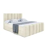 ALTDECOR AMERICKÁ postel BOXI1-Z – 120 x 200 cm – H3 – béžová