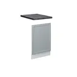 Vicco PŘEDNÍ PANEL Fame-Line Světle modrošedá 45 cm , PD Antracit