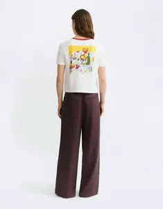 Thinking MU Costumbres Zowie Tee WHITE L