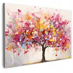 MuchoWow OBRAZ NA PLÁTNĚ Akvarel - Strom - Umění - Abstraktní 30x20 cm