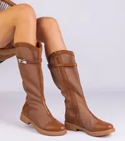 Gemre Brown high mesh boots Torento