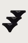 BOSS  tangá dámske GIFT GIVING 3P THONG 3-pak