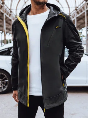 Pánská bunda softshell Barva tmavě šedá DSTREET