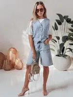 Spodenki damskie jeansowe JEANZDAY niebieskie Dstreet