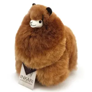 INKARI Plyšová hračka Alpaca Medium Karamelová 32cm