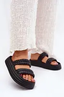 S. BARSKI Pěnové Lehká Dámské Pantofle Na Platformě S.Barski