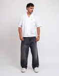Carhartt WIP Brandon Pant Black marble used wash L