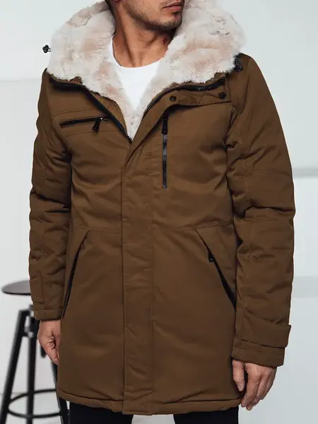 Pánská zimní parka s kapucí