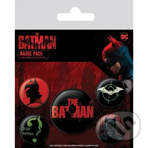 Sada odznakov DC Comics - The Batman 2022