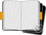 Moleskine - sada 3 malých linajkových notesov (čierna väzba)