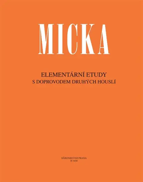 KN Elementární etudy (s doprovodem druhých houslí)