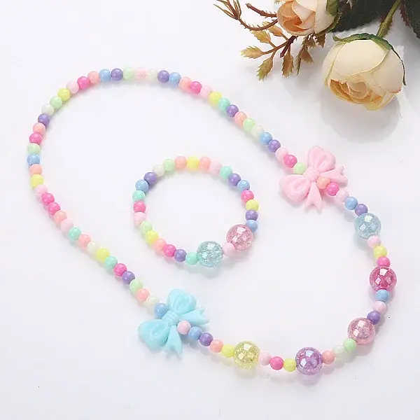 Plastic Beaded Necklaces & Beaded Bracelets