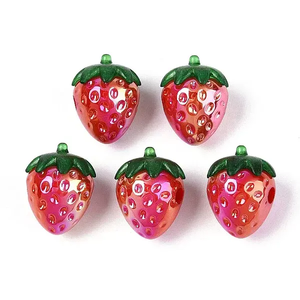 Electroplate Opaque Acrylic Pendants
