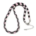 Ployester Core-Wrapped Round Cord Necklace Making