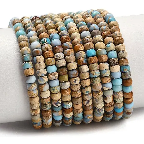 Dyed Natural Imperial Jasper Beads Strands