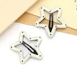 Alloy Snap Hair Clips