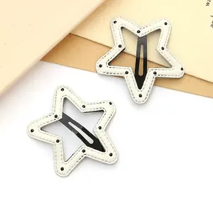 Alloy Snap Hair Clips
