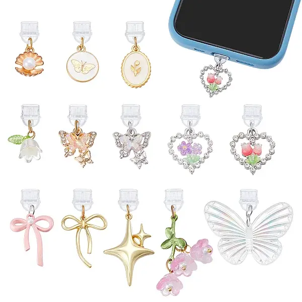 13Pcs Plastic Mobile Dustproof Plugs