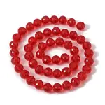 2 Strands Transparent Glass Bead Strands