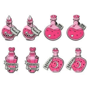 8Pcs 4 Styles Acrylic Pendants