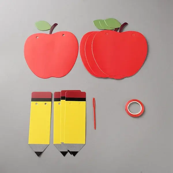 Paper Apple & Pencil Hanging Banners
