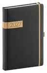 Denní diář Twill 2027, černo-zlatý