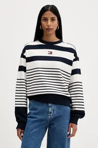 Tommy Jeans  oversize mikina dámska bavlnená