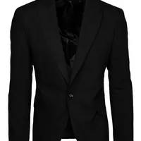 Černá pánská jednorzadová sako