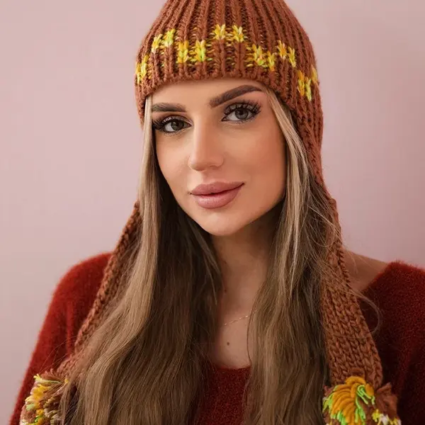 Dámská kšiltovka s dlouhýma ušima Nadia K321 camel
