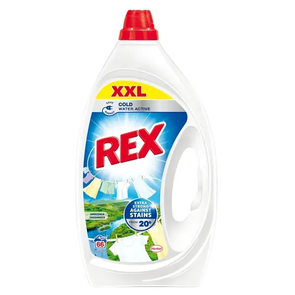REX Prací gél Amazonia Freshness 66 prani 2,97 l