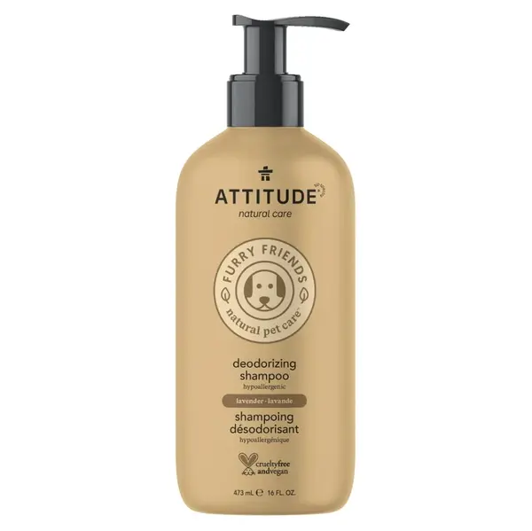 ATTITUDE Furry Friends Prírodný šampón odstraňujúci zápach 473 ml
