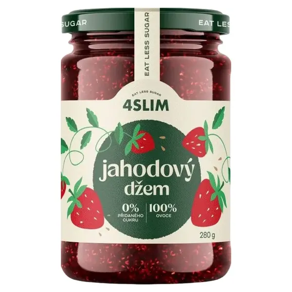 4SLIM Džem jahodový 280 g