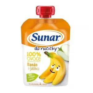 SUNAR Do ručičky ovocná kapsička banán 4m + 100 g